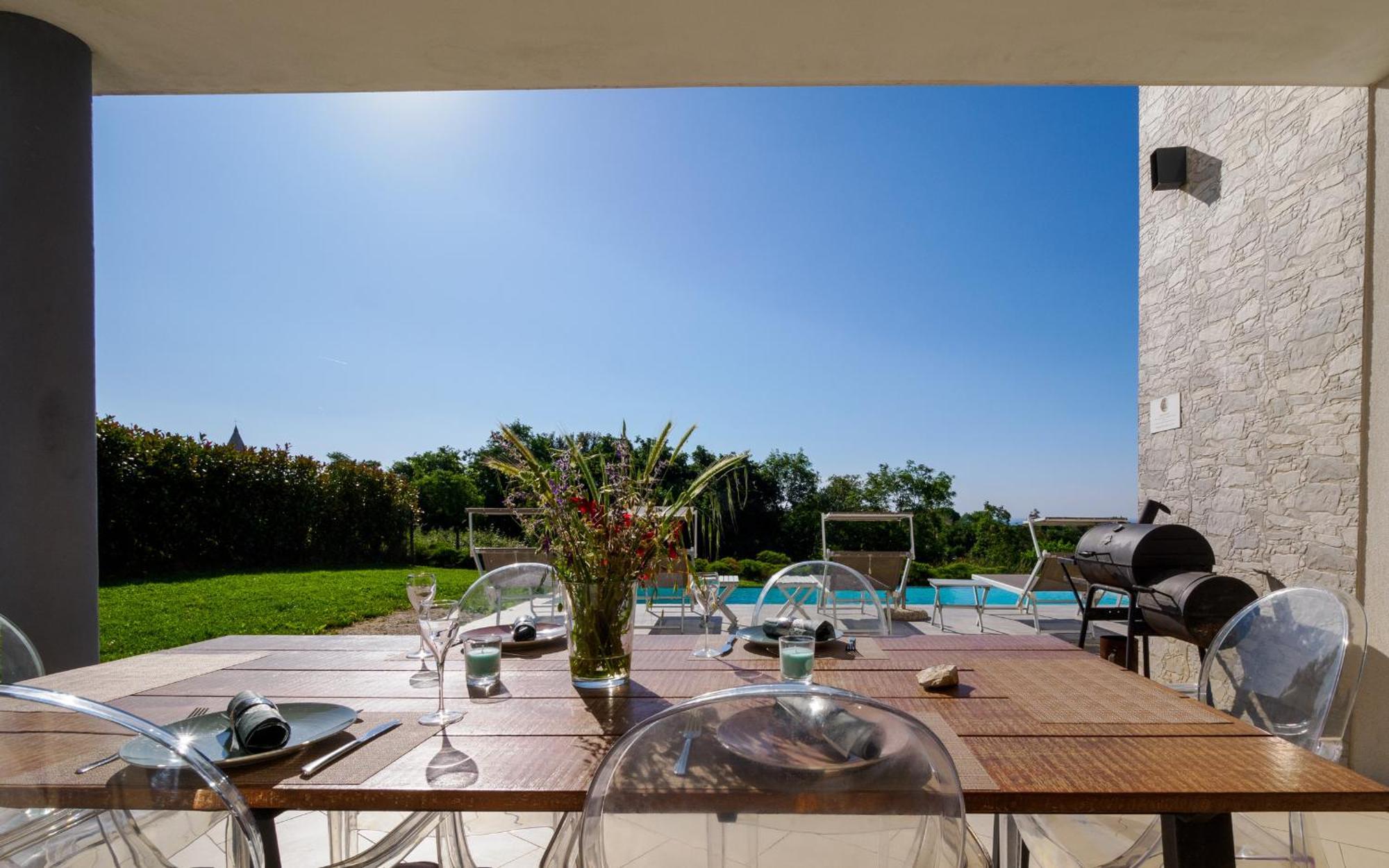 Sea View Villa Sun Sea & Fire كرينكا المظهر الخارجي الصورة
